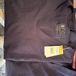 Figs Technical Collection Deep Blue Scrub Top